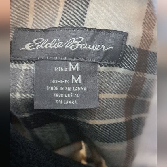 Eddie Bauer Flannel Plaid Size M - Picture 4 of 5